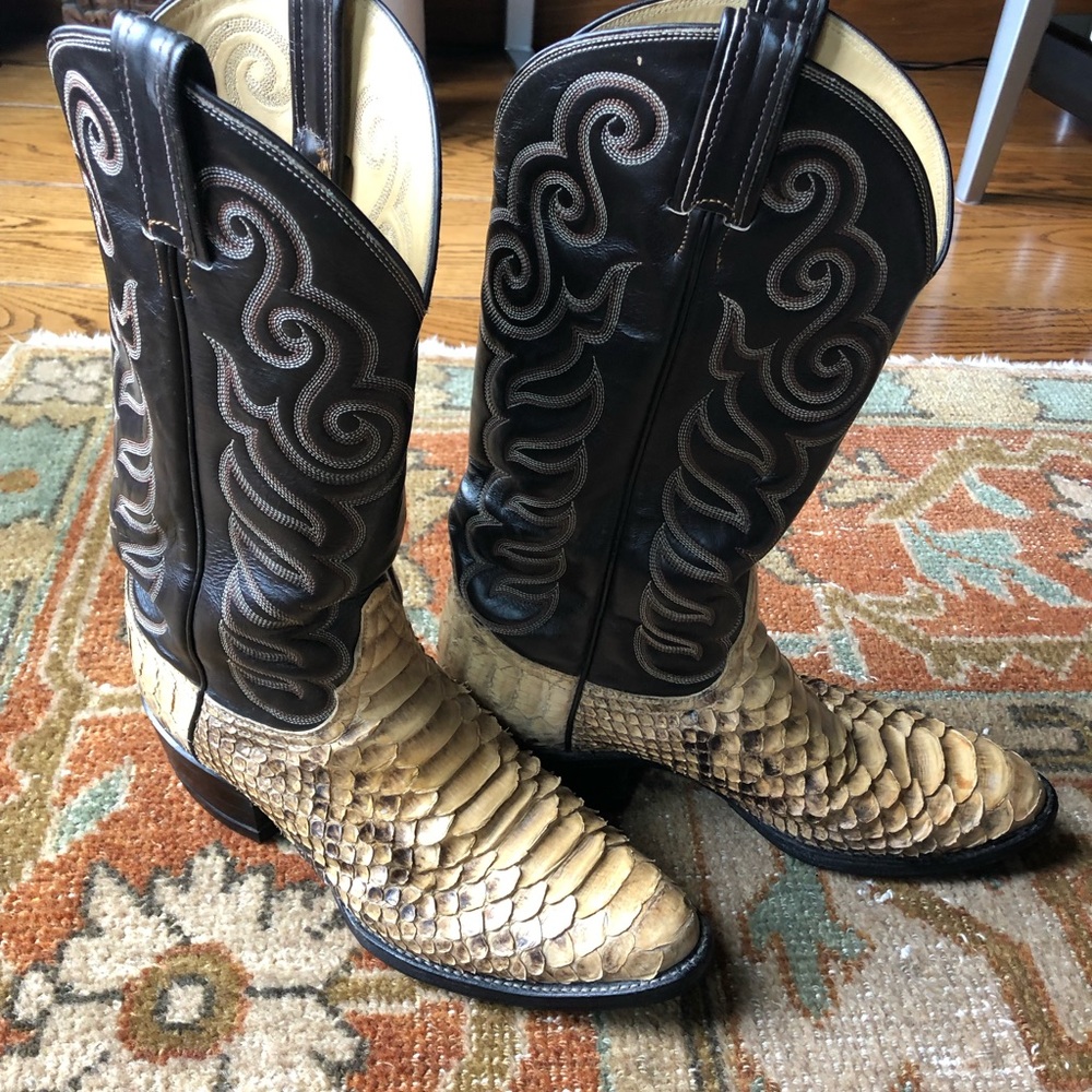 *️⃣SOLD*️⃣ Vintage Tony Lama Cowboy Boots - Picture 1 of 7